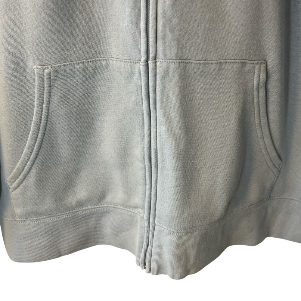 GAP Women's Light Blue Zip-Up Hoodie -Y2K Aesthetic - Picture 6 of 6